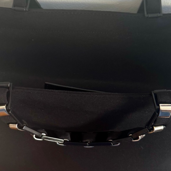 Salvatore Ferragamo Black Tote with Silver Accents - Picture 8 of 8